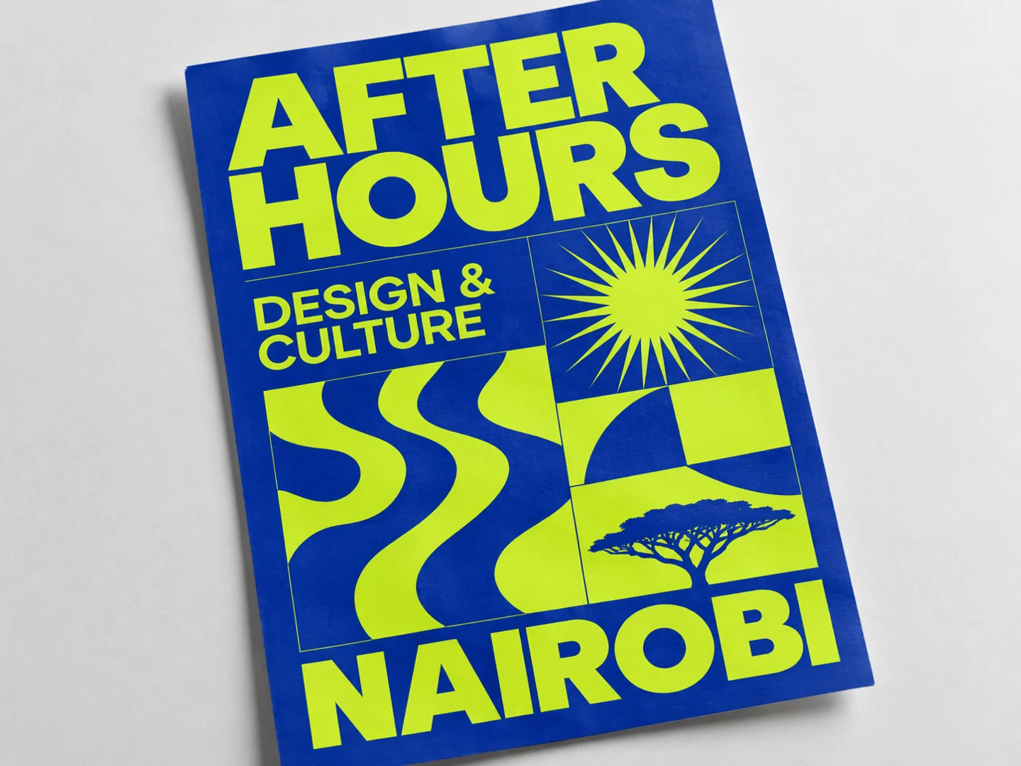 Event poster and promotional flyer design concept for Kenya