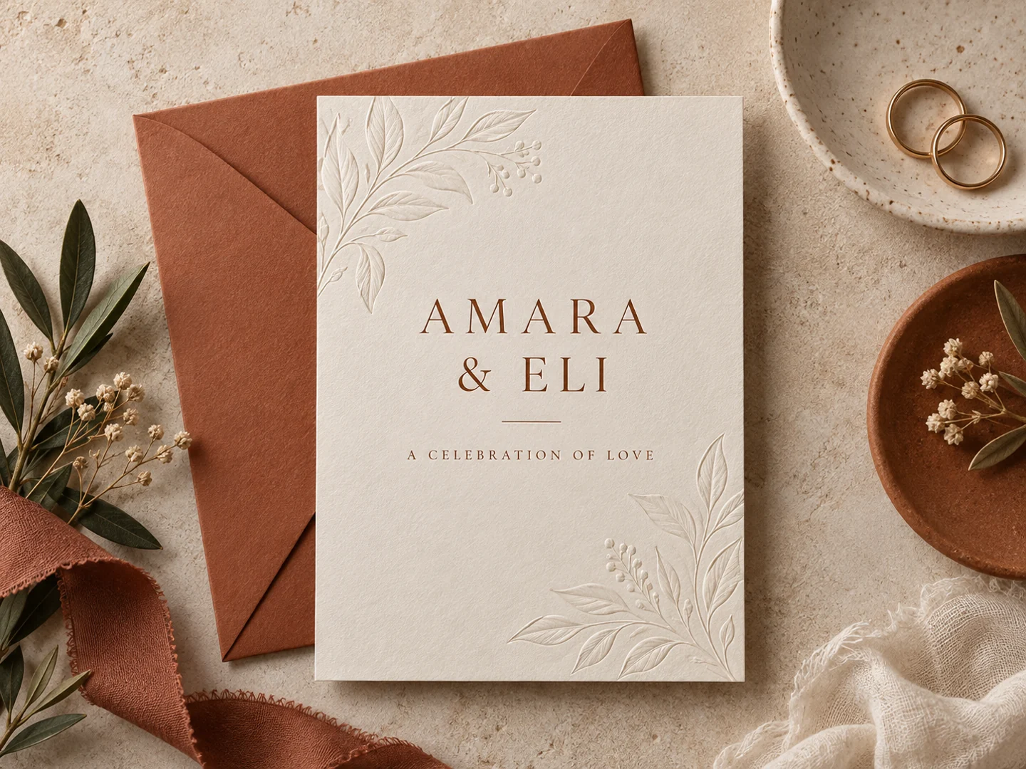 Elegant digital event invitation card design for Kenya
